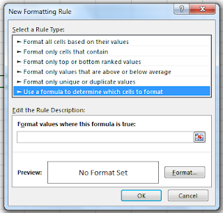 Rumus IF Pada Conditional Formatting